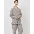 Мужская пижама из хлопка Aruelle SVEN, Цвет: коричневый/бежевый, Размеры: L