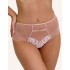 Высокие трусы бразилиана Bella Misteria LACE MACCHIATO brazilian, Цвет: телесный, Размеры: L