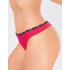 Трусы стринги с контрастной резинкой Opium T-98, Цвет: коралловый, Размеры: S, изображение 3