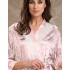 Шелковый халат длинный Mia-Amore EDEM 5959, Цвет: розовый, Размеры: 2XL/3XL, изображение 2