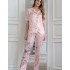 Шелковый комплект с брюками Mia-Amore EDEM 5975, Цвет: розовый, Размеры: XL, изображение 3
