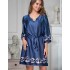 Туника атласная с поясом Mia-Amore BAROCCO 8614, Цвет: синий, Размеры: L/XL