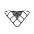 Эротические трусики Obsessive MIAMOR CROTCHLESS PANTIES черный, Цвет: черный, Размеры: S/M, изображение 4