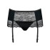 Пояс для чулок с трусиками Obsessive MIAMOR GARTER BELT черный, Цвет: черный, Размеры: S/M, изображение 4