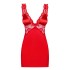 Сексуальная сорочка Obsessive SECRED CHEMISE алый, Цвет: красный, Размеры: S/M, изображение 4