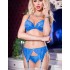 Сексуальный комплект с поясом Chilirose LADY LACE 4192 голубой, Цвет: голубой, Размеры: L, изображение 4