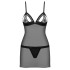 Сексуальная сорочка Obsessive 865 CHEMISE, Цвет: черный, Размеры: S/M, изображение 3 Сексуальная сорочка Obsessive 865 CHEMISE, Цвет: черный, Размеры: S/M, изображение 3