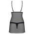 Сексуальная сорочка Obsessive 865 CHEMISE, Цвет: черный, Размеры: S/M, изображение 4 Сексуальная сорочка Obsessive 865 CHEMISE, Цвет: черный, Размеры: S/M, изображение 4