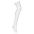 Чулки Obsessive S800 STOCKINGS белый, Цвет: белый, Размеры: L/XL, изображение 3