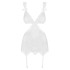 Корсет c трусиками Obsessive  SWANITA CORSET белый, Цвет: белый, Размеры: S/M, изображение 5