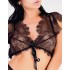 Эротический комплект бюстье с шортами OPIUM ISTINTO 313, Цвет: черный, Размеры: S/M, изображение 3