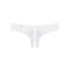 Сексуальные трусики Obsessive ALABASTRA CROTCHLESS THONG, Цвет: белый, Размеры: L/XL, изображение 3