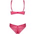 Сексуальный комплект Obsessive ROUGEBELLE SET, Цвет: красный, Размеры: L/XL, изображение 4 Сексуальный комплект Obsessive ROUGEBELLE SET, Цвет: красный, Размеры: L/XL, изображение 4