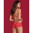 Эротическое боди Obsessive 853 TED-1 красный, Цвет: красный, Размеры: S/M, изображение 2