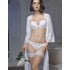 Кружевные трусы бразилиана Mioocchi LAURA 7640 bianco, Цвет: bianco, Размеры: XS, изображение 3