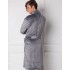 Теплый мужской халат Aruelle HENRY DARK GREY, Цвет: серый, Размеры: S, изображение 2 Теплый мужской халат Aruelle HENRY DARK GREY, Цвет: серый, Размеры: S, изображение 2