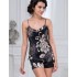 Пижама атласная с шортами Mia-Amore DA VINCI 8442 черный, Цвет: черный, Размеры: L