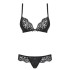 Сексуальный комплект Obsessive LALUNA SET, Цвет: черный, Размеры: S/M, изображение 3