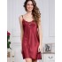 Сорочка шелковая Mia-Amore BURGUNDIA 3621, Цвет: бургундия, Размеры: 3XL, изображение 3