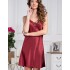 Сорочка шелковая Mia-Amore BURGUNDIA 3621, Цвет: бургундия, Размеры: 3XL