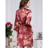 Шелковый халат-кимоно Mia-Amore BURGUNDIA 3623, Цвет: бургундия, Размеры: 2XL/3XL, изображение 2