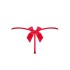 Эротические трусики стринги Obsessive GIFTELLA THONG, Цвет: красный, Размеры: L/XL, изображение 5
