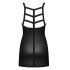 Сексуальное платье Obsessive LEATHERIA CHEMISE, Цвет: черный, Размеры: S/M, изображение 4