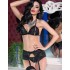 Сексуальный комплект с поясом Chilirose 4220, Цвет: черный, Размеры: S