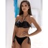 Раздельный купальник бандо с пуш-ап Lorin L2310/0, Цвет: черный, Размеры: 70C