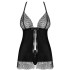 Бэби-долл с трусиками Obsessive CHICCANTA BABYDOLL, Цвет: черный, Размеры: S/M, изображение 3 Бэби-долл с трусиками Obsessive CHICCANTA BABYDOLL, Цвет: черный, Размеры: S/M, изображение 3