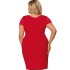 Сорочка Donna TESS PLUS красный, Цвет: красный, Размеры: 5XL, изображение 2