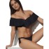 Плавки бикини с завязками Kris Line BEACH BLACK bikini, Цвет: черный, Размеры: S, изображение 6