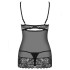 Бэби-долл с трусиками Obsessive CONTICA BABYDOLL, Цвет: черный, Размеры: S/M, изображение 6 Бэби-долл с трусиками Obsessive CONTICA BABYDOLL, Цвет: черный, Размеры: S/M, изображение 6