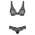 Сексуальный комплект Obsessive LUVAE SET черный, Цвет: черный, Размеры: L/XL, изображение 5