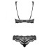 Сексуальный комплект Obsessive LUVAE SET черный, Цвет: черный, Размеры: L/XL, изображение 6