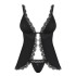 Бэби-долл с трусиками Obsessive ARISHA BABYDOLL, Цвет: черный, Размеры: L/XL, изображение 3