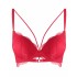 Бюстгальтер балконет с пуш-ап Esotiq PRIVATE 36415 красный, Цвет: красный, Размеры: 70B, изображение 4