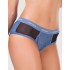 Трусы брифы Opium T-90, Цвет: черный/голубой, Размеры: S