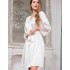 Шелковый халат кимоно Mia-Amore WHITE SWAN 3553 молочный, Цвет: молочный, Размеры: L/XL, изображение 3