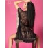 Кружевной пеньюар + стринги Chilirose 3674, Цвет: черный, Размеры: M, изображение 2