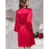 Атласный халат кимоно Mia-Amore MARISIA 8583 красный, Цвет: красный, Размеры: S/M, изображение 2