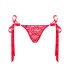 Трусики стринги Obsessive LOVLEA THONG, Цвет: красный, Размеры: S/M, изображение 3