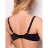 Бюстгальтер балконет Orhideja 553-290 черный-пион, Цвет: черный-пион, Размеры: 80D, изображение 2