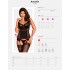 Корсет с трусиками Obsessive AMALLIE CORSET, Цвет: черный, Размеры: S/M, изображение 6