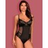 Соблазнительное боди Obsessive AMALLIE TEDDY, Цвет: черный, Размеры: S/M