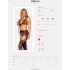 Эротический комплект с поясом Obsessive FIRELLA SET, Цвет: черный, Размеры: S/M, изображение 5