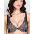 Бюстгальтер «мэмори» Orhideja 179-299 черный/серебристый пион, Цвет: черный/пион, Размеры: 70D, изображение 3