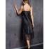 Удлиненная атласная сорочка Mia-Mia EVELIN 17534 черный, Цвет: черный, Размеры: M, изображение 2