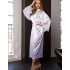 Длинный атласный халат кимоно Mia-Mia EVELIN 17539 белый, Цвет: белый, Размеры: S/M, изображение 3