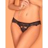 Эротические трусики Obsessive MESHLOVE PANTIES CROTCHLESS, Цвет: черный, Размеры: S/M